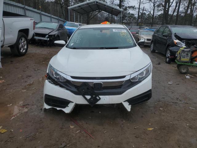 2HGFC2F51JH553058 - 2018 HONDA CIVIC LX WHITE photo 5