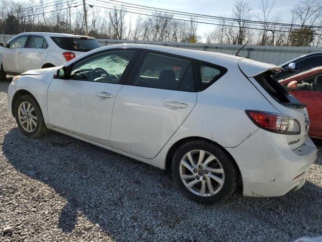 JM1BL1L77D1718773 - 2013 MAZDA 3 I WHITE photo 2