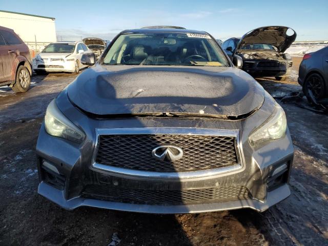 JN1BV7AR4FM403936 - 2015 INFINITI Q50 BASE GRAY photo 5