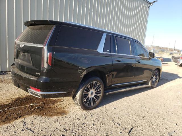 1GYS3LKL7MR254924 - 2021 CADILLAC ESCALADE ESV PREMIUM LUXURY BLACK photo 3