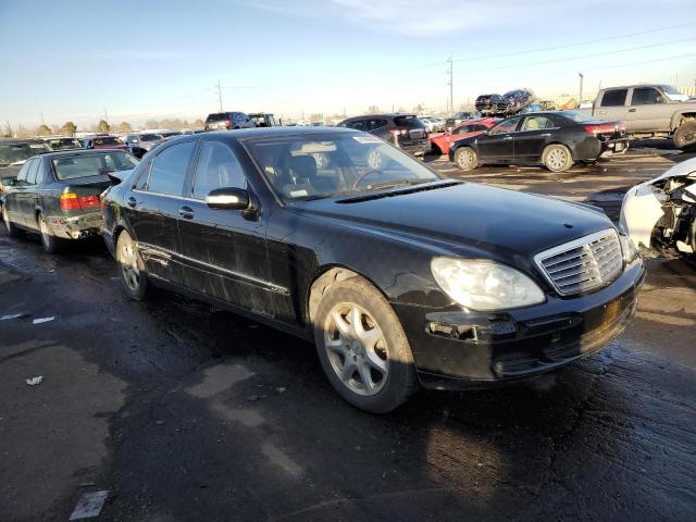 WDBNG76J63A327462 - 2003 MERCEDES-BENZ S 600 BLACK photo 4