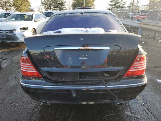 WDBNG76J63A327462 - 2003 MERCEDES-BENZ S 600 BLACK photo 6