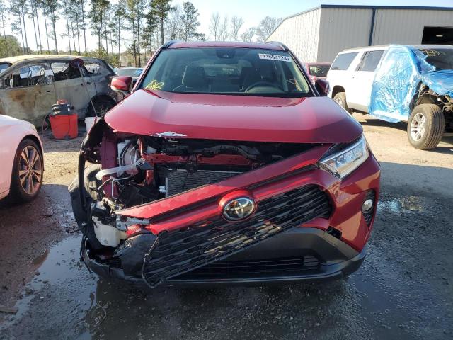 JTMW1RFV0KJ012466 - 2019 TOYOTA RAV4 XLE RED photo 5