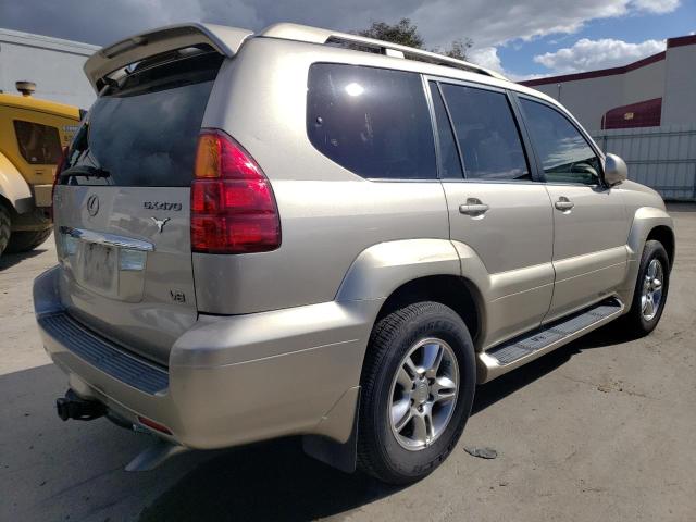 JTJBT20X150075223 - 2005 LEXUS GX 470 GOLD photo 3