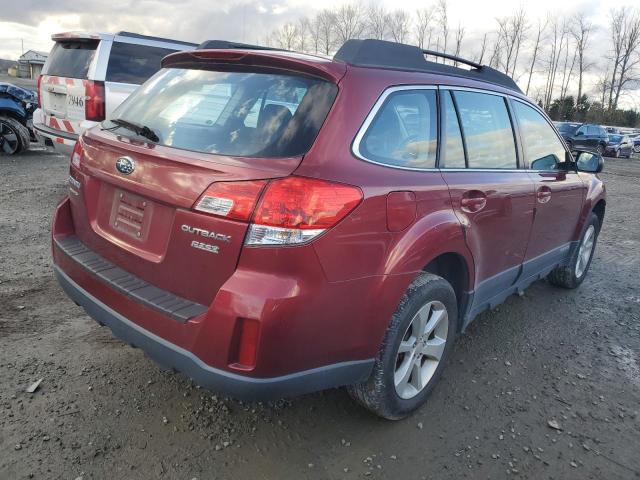 4S4BRBAC4E3251284 - 2014 SUBARU OUTBACK 2. RED photo 3