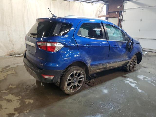 MAJ6P1WL1JC190099 - 2018 FORD ECOSPORT TITANIUM BLUE photo 3