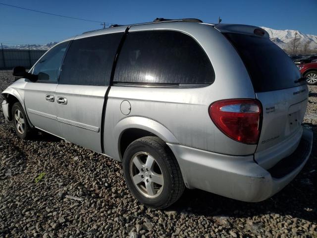 2D4GP44L77R117986 - 2007 DODGE GRAND CARA SXT SILVER photo 2