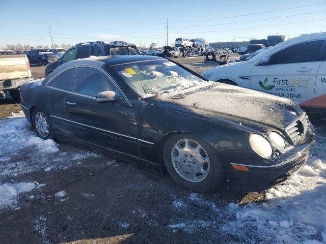 WDBPJ75J51A011690 - 2001 MERCEDES-BENZ CL 500 BLACK photo 4