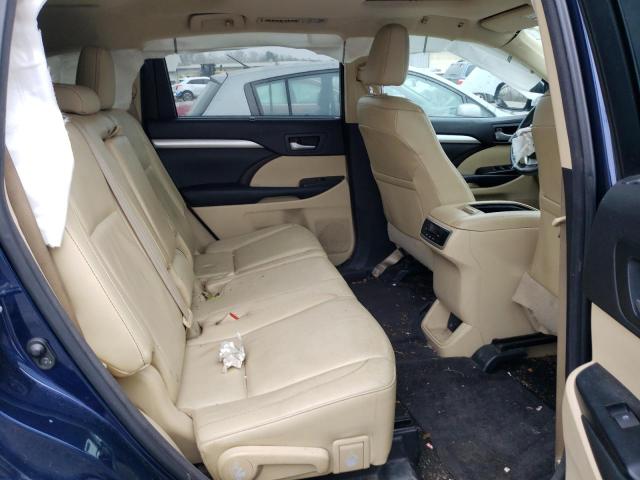 5TDJKRFH0FS204979 - 2015 TOYOTA HIGHLANDER XLE Mavi foto 10