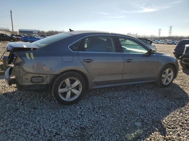 1VWBN7A32DC107922 - 2013 VOLKSWAGEN PASSAT SE GRAY photo 3