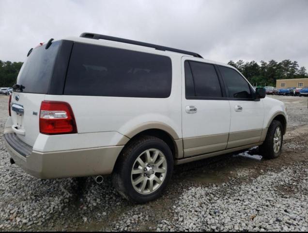 1FMFK18539EA64345 - 2009 FORD EXPEDITION EL EDDIE BAUER WHITE photo 4