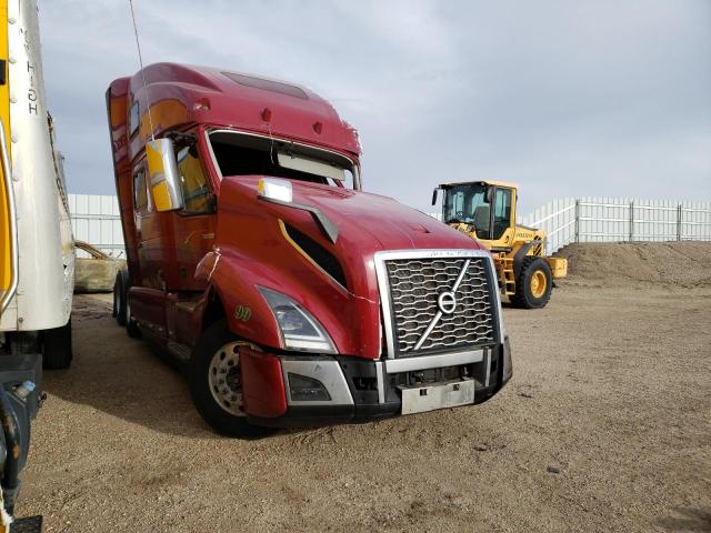 4V4NC9EJ9LN237276 - 2020 VOLVO VN VNL BURGUNDY photo 1