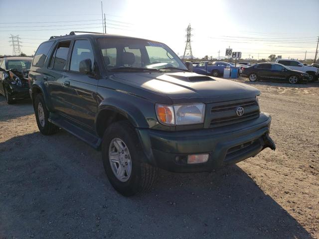 JT3GN86R0Y0174459 - 2000 TOYOTA 4RUNNER SR5 GREEN photo 4