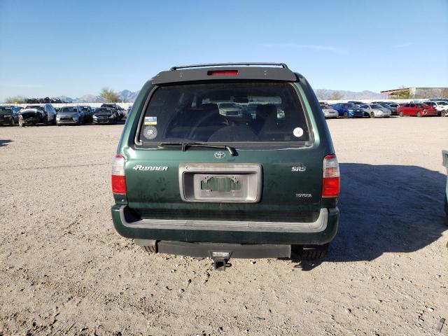 JT3GN86R0Y0174459 - 2000 TOYOTA 4RUNNER SR5 GREEN photo 6