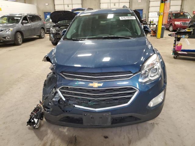 2GNFLFE35H6185700 - 2017 CHEVROLET EQUINOX LT BLUE photo 5