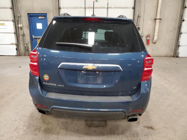 2GNFLFE35H6185700 - 2017 CHEVROLET EQUINOX LT BLUE photo 6