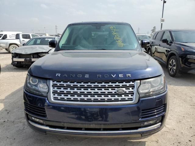 SALGS2VF8FA242094 - 2015 LAND ROVER RANGE ROVE HSE BLUE photo 5
