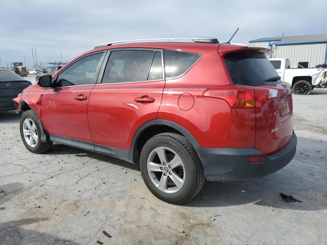 2T3WFREV4FW224619 - 2015 TOYOTA RAV4 XLE RED photo 2