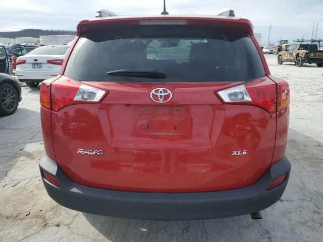 2T3WFREV4FW224619 - 2015 TOYOTA RAV4 XLE RED photo 6