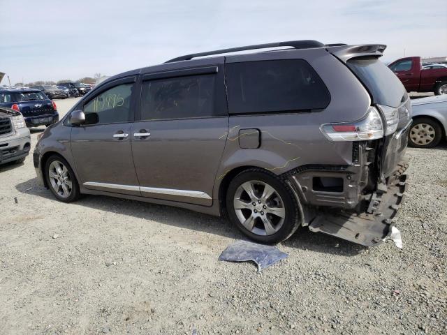 5TDXK3DC4BS031279 - 2011 TOYOTA SIENNA SPORT GRAY photo 2