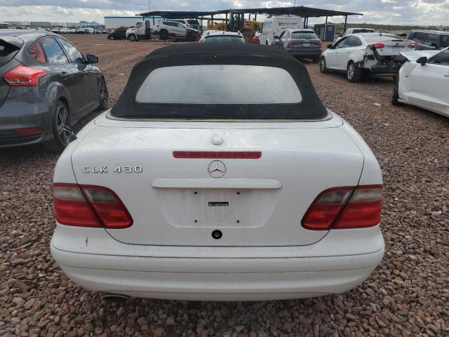 WDBLK70G71T090808 - 2001 MERCEDES-BENZ GLK 350 430 WHITE photo 6