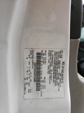 1FAFP34NX6W226488 - 2006 FORD FOCUS ZX4 WHITE photo 12