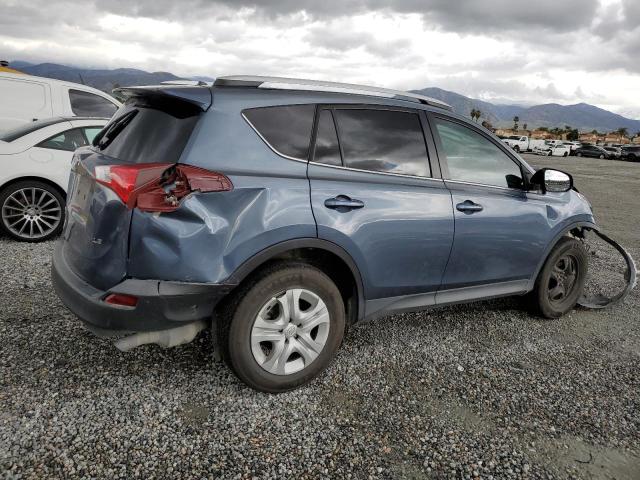 2T3ZFREV3DW050956 - 2013 TOYOTA RAV4 LE BLUE photo 3