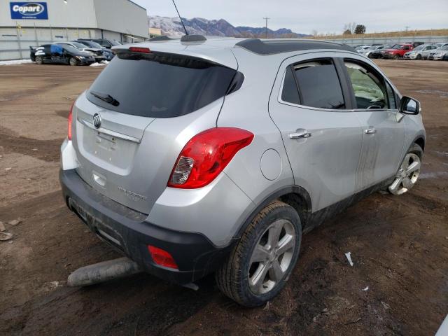 KL4CJASB6GB596187 - 2016 BUICK ENCORE SILVER photo 3