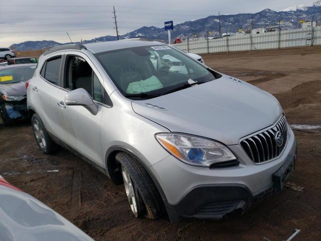 KL4CJASB6GB596187 - 2016 BUICK ENCORE SILVER photo 4