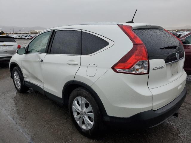 5J6RM3H71EL000930 - 2014 HONDA CR-V EXL WHITE photo 2