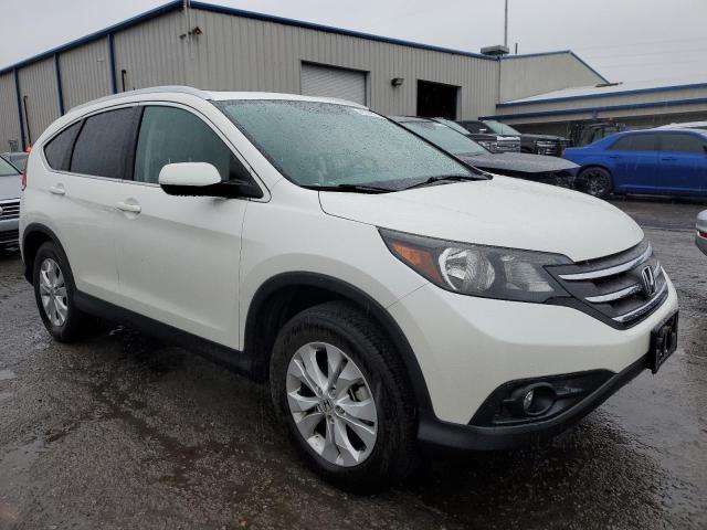 5J6RM3H71EL000930 - 2014 HONDA CR-V EXL WHITE photo 4