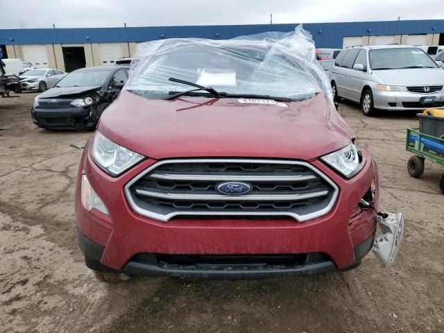 MAJ6S3GL8LC371633 - 2020 FORD ECOSPORT SE RED photo 5
