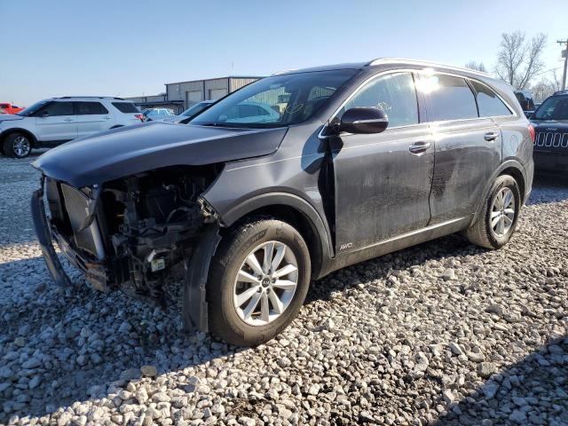 5XYPGDA34KG433103 - 2019 KIA SORENTO L GRAY photo 1