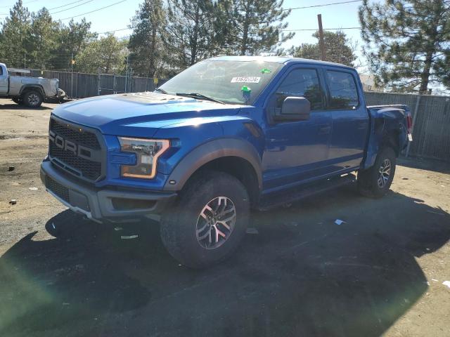 1FTFW1RG7HFA98029 - 2017 FORD F150 RAPTOR BLUE photo 1