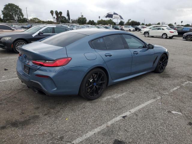 WBAGV8C05MCF03523 - 2021 BMW M850XI BLUE photo 3