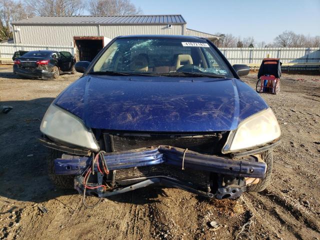 1HGEM22104L069398 - 2004 HONDA CIVIC DX VP Mavi foto 5