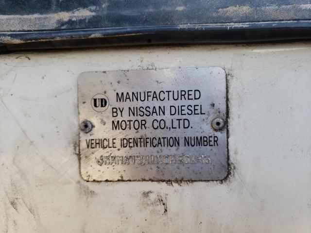 JNAMA43H1XGH50196 - 1999 NISSAN DIESEL UD1800 WHITE photo 10