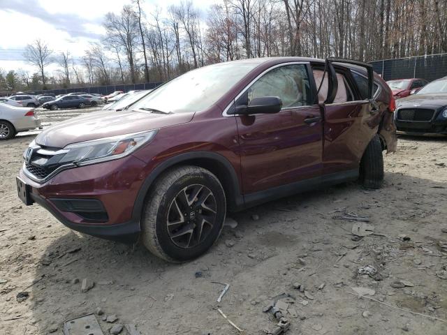 2HKRM4H45GH715704 - 2016 HONDA CR-V SE BURGUNDY photo 1