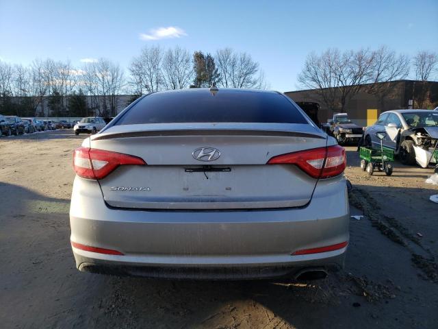 5NPE24AF6HH519384 - 2017 HYUNDAI SONATA SE SILVER photo 6