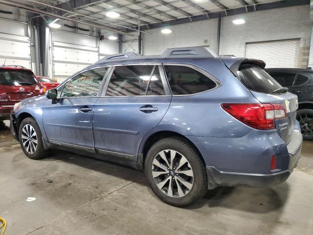 4S4BSANC5F3308666 - 2015 SUBARU OUTBACK 2.5I LIMITED BLUE photo 2