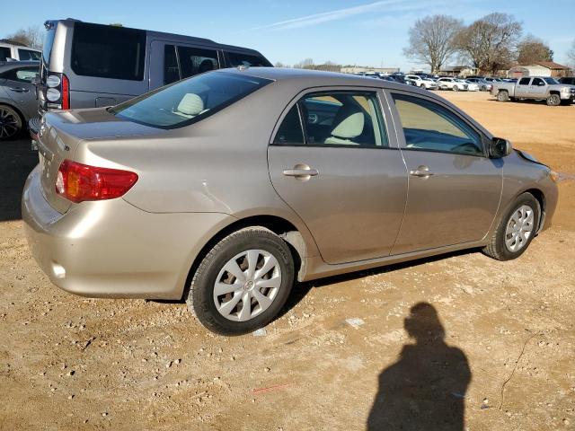 1NXBU40EX9Z026011 - 2009 TOYOTA COROLLA BASE BEIGE photo 3