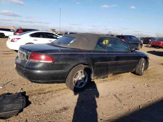 1C3EL45R04N204063 - 2004 CHRYSLER SEBRING LX BLACK photo 3