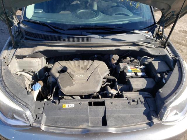 KNDJN2A21F7149387 - 2015 KIA SOUL GRAY photo 11