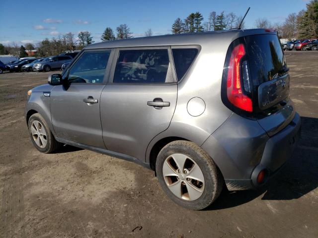 KNDJN2A21F7149387 - 2015 KIA SOUL GRAY photo 2