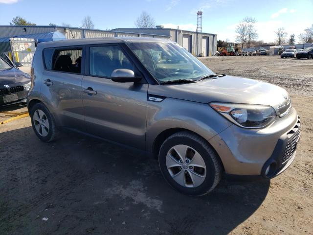 KNDJN2A21F7149387 - 2015 KIA SOUL GRAY photo 4