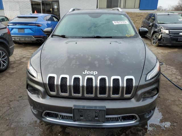 1C4PJMDB6FW512527 - 2015 JEEP CHEROKEE LIMITED GRAY photo 5