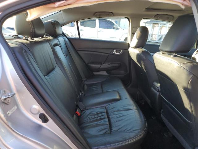2HGFB2F9XDH554879 - 2013 HONDA CIVIC EXL ნაცრისფერი ფოტო 10