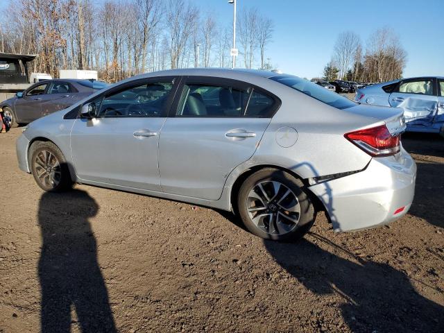 2HGFB2F9XDH554879 - 2013 HONDA CIVIC EXL GRAY photo 2