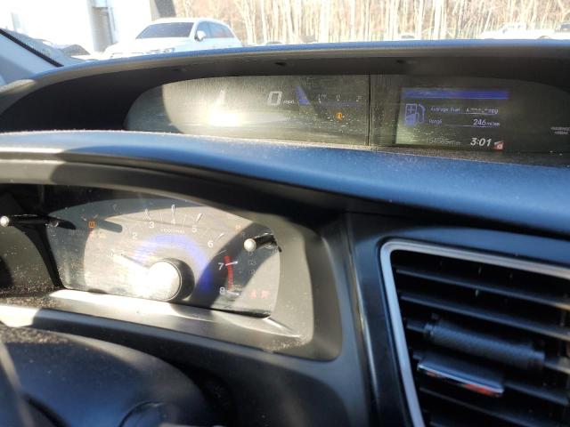 2HGFB2F9XDH554879 - 2013 HONDA CIVIC EXL ნაცრისფერი ფოტო 9