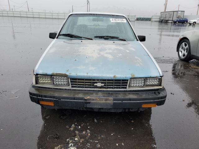 1Y1SK5141HZ125206 - 1987 CHEVROLET NOVA BLUE photo 5